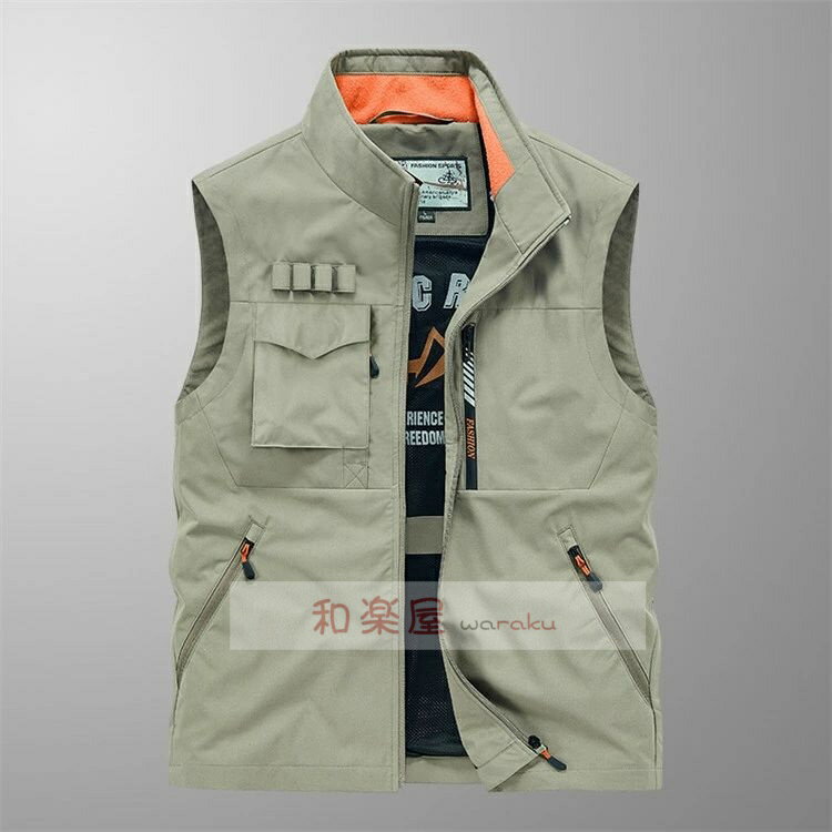 ベスト メンズ アウトドア 春秋 お釣りベスト 多機能 サマーベスト 春夏 ジレ マルチポケット 山歩き 撮影 ファッション かっこいい お釣り 大きいサイズ 作業用 通勤 普段着 登山用 カジュアル お洒落 M L XL 2XL 3XL 4XL 5XL 6XL