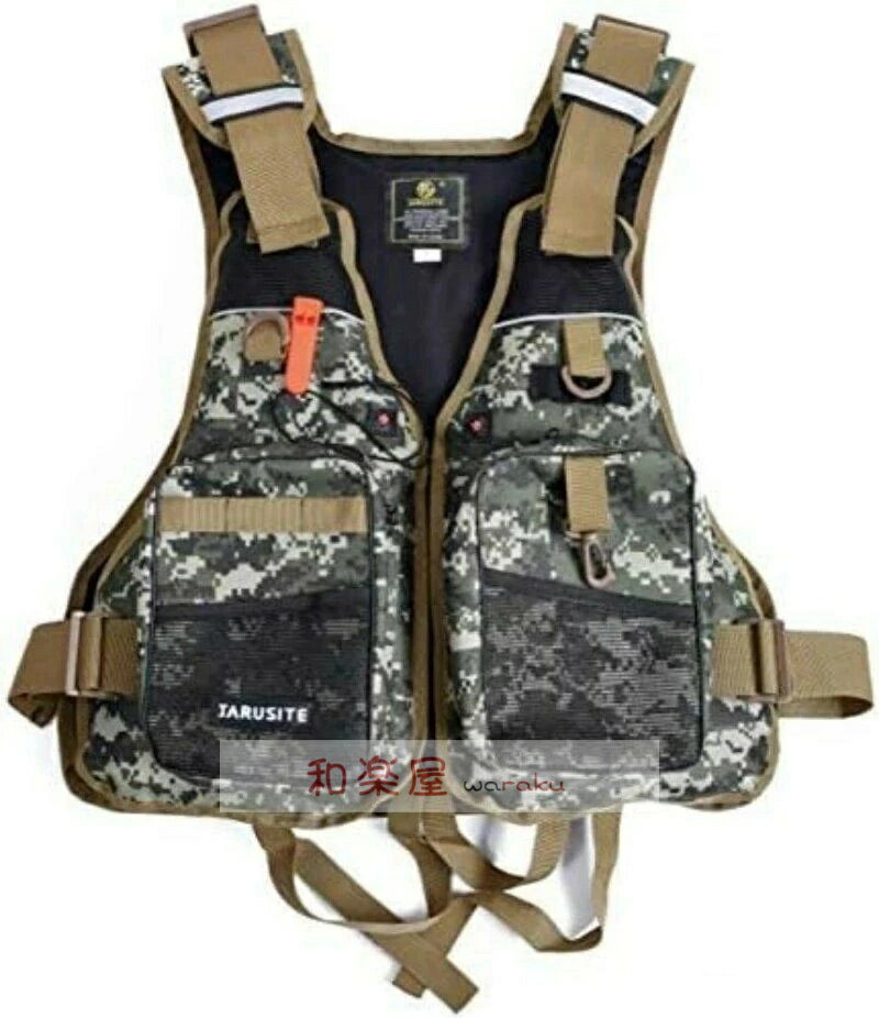 フィッシングベストフローティングベスト釣りライフジャケット通気性よく 多機能 笛付き 浮力材付き反射性ベルト最大95kg積載量 男女兼用 水泳 海水浴 釣り 撮影用 多機能 フリーサイズ メンズ レディース