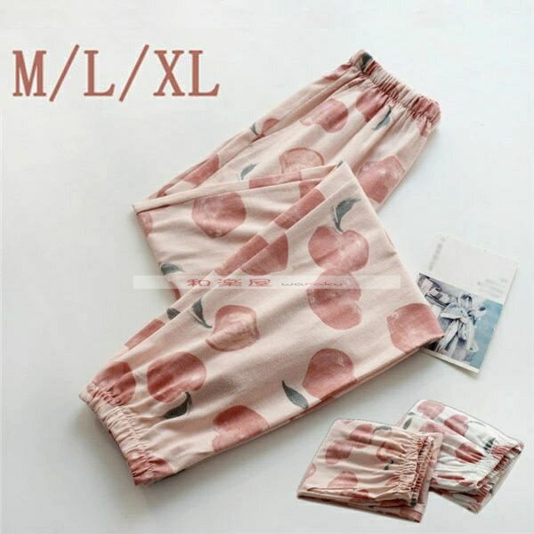 可 夏 春 体型カバー ふんわり ゆったり リラックスウェア レディース パンツ 綿 ルームウエア 部屋着 ..