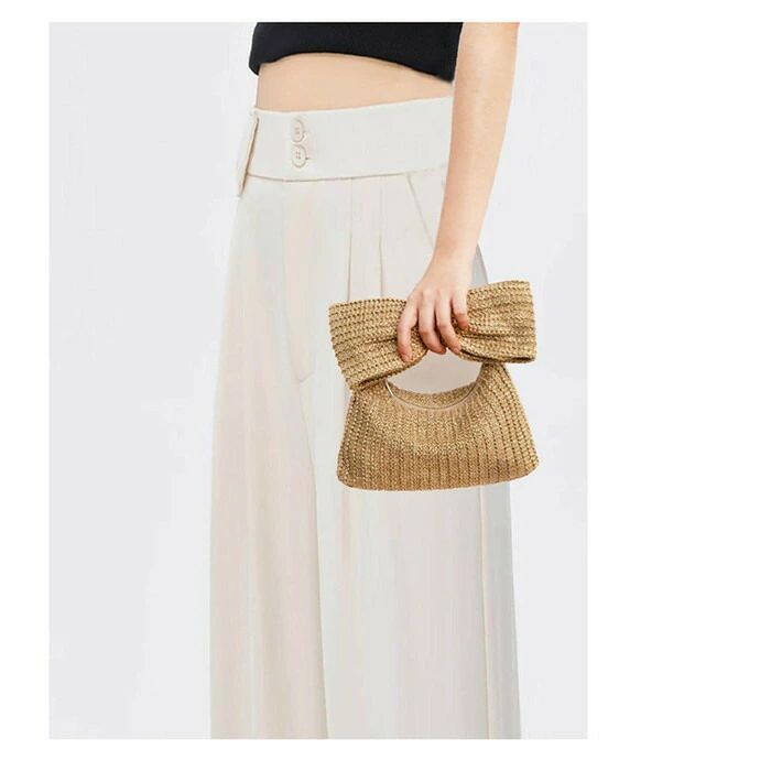 草編みバッグ かごバッグ レディース 編みかご エコ 大容量 編みバッグ カジュアルトート ビーチバッグ..