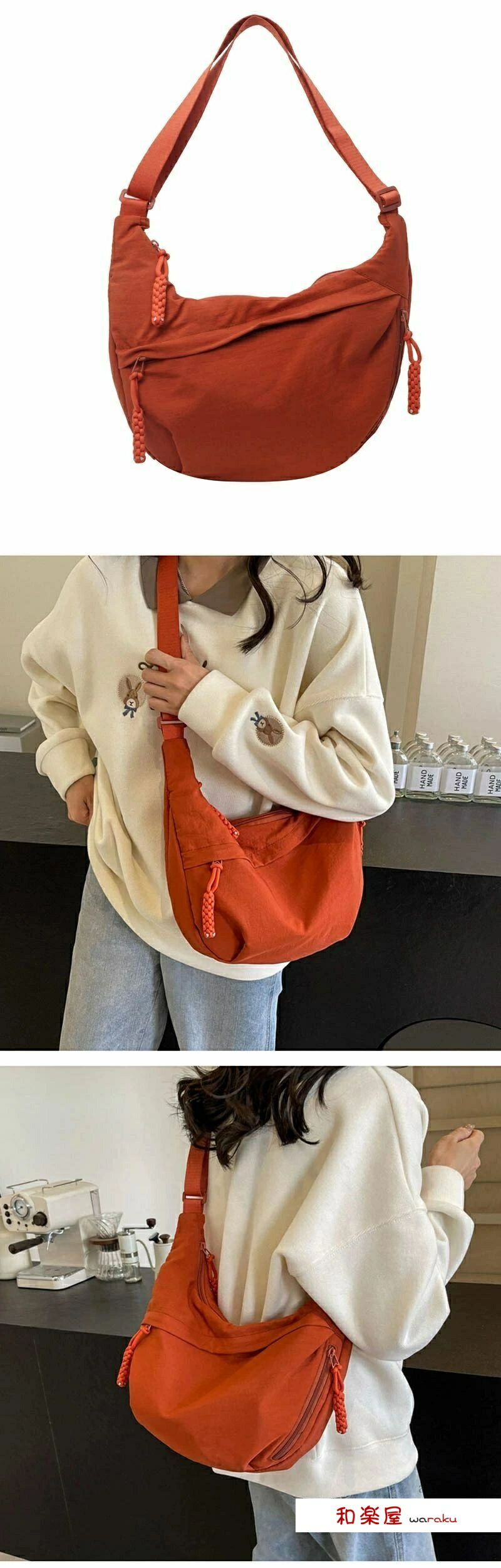 樂天商城 - 【2点600円割引】レディースバッグ 収納 軽量 レディースショルダーバ
