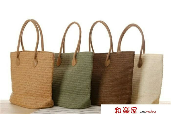 かごバッグ トートバッグ 夏 大容量 かご バッグ 編みバック レディースバック 無地 かばん カバン ショルダーバッグ 春 コーデ