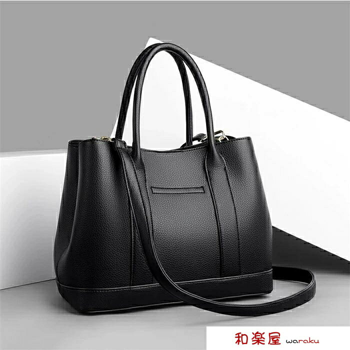 樂天商城 - 【2点600円割引】トートバッグ レディース ハンドバッグ ハンドル バッグ 軽量 ショルダーバッグ 肩掛け 斜面掛け 通勤バッグ 仕事用トートバッグ