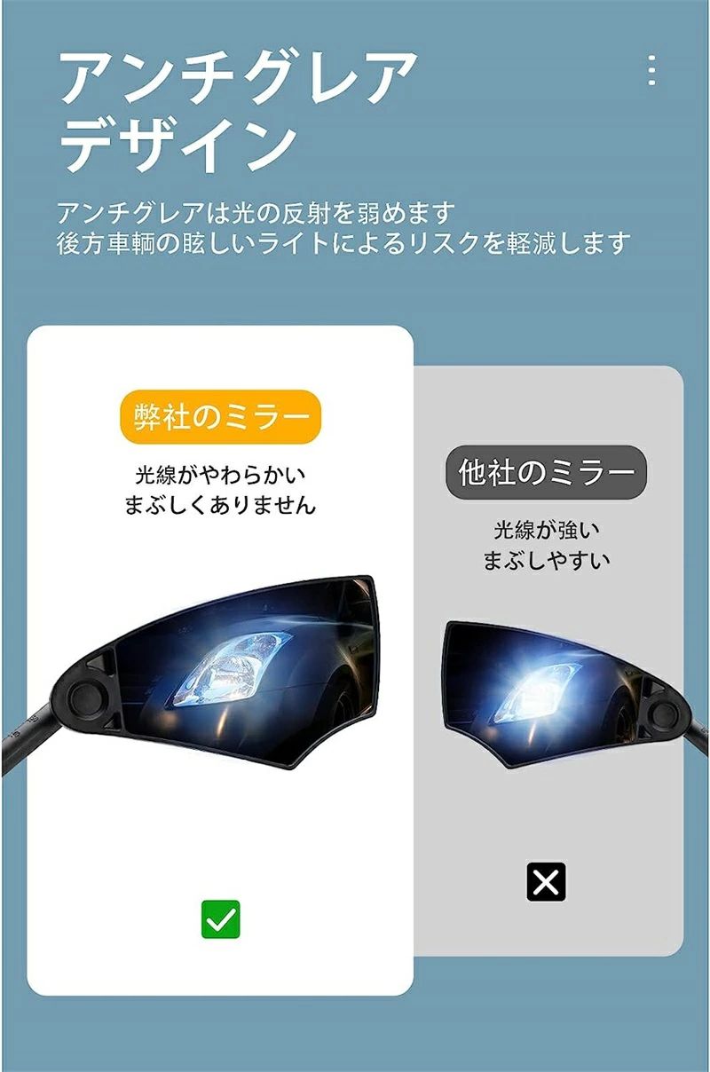 ��2��600�߳���ۼ�ž�� �ߥ顼 �Хå��ߥ顼 HD���� ��������쥢 ������� �С�����ɥߥ顼 �����ɥߥ顼 360�ٲ�ž ��ͳ���� ����դ���ñ �����ɥХ��� �������Х��� ��20-23mm�б�