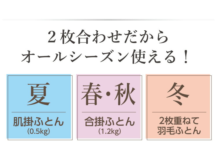 【感動!高品質】日本製 洗える 高級 羽毛布団...の紹介画像3