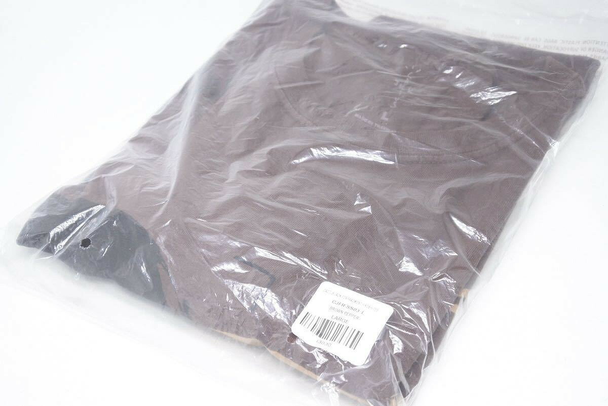 ◆[USED/中古品]◆送料無料◆Travis Scott トラヴィススコット× Fragment フラグメント CACTUS JACK FOR FRAGMENT HIROSHI TEE Tシャツ ブラウン L 新品 35338【RCP】