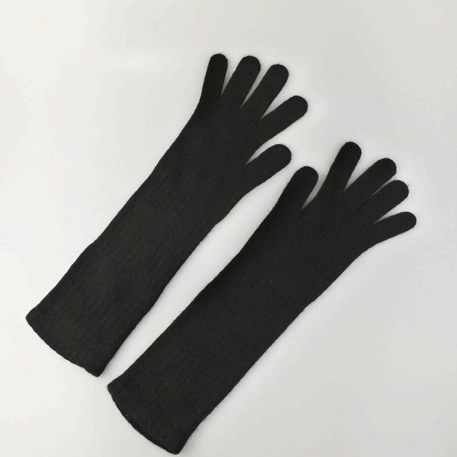 [USED/中古]CHANEL シャネル 手袋 ロングカシミア手袋 ココマーク グローブ Aランク【中古】
