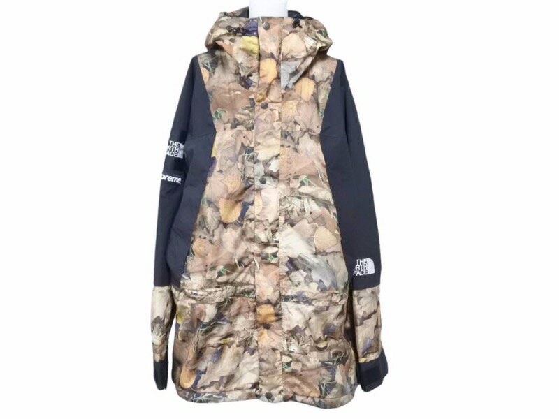 SUPREME シュプリーム ×THE NORTH FACE ザノースフェイス 16AW Mountain Light Jacket Leaves ジャケット 美品 35524