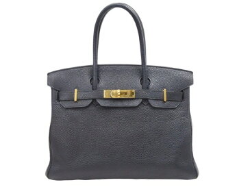 HERMES エルメス BIRKIN バーキン30 トゴ ブラック ハンドバッグ □N刻印 良品 中古 40812 正規品