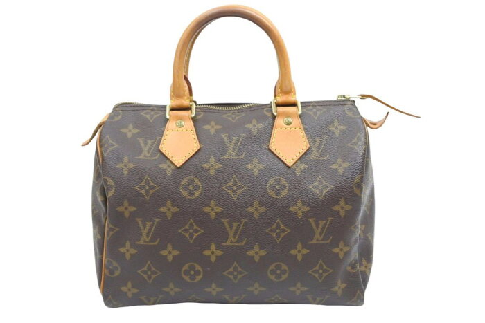 LOUIS VUITTON ルイヴィトン スピーディ25 モノグラム M41528 ブラウン ハンドバッグ レディース 美品 40688