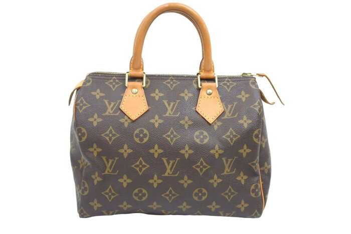 LOUIS VUITTON ルイヴィトン スピーディ25 ハンドバッグ モノグラム M41528 ブラウン レディース 美品 40689