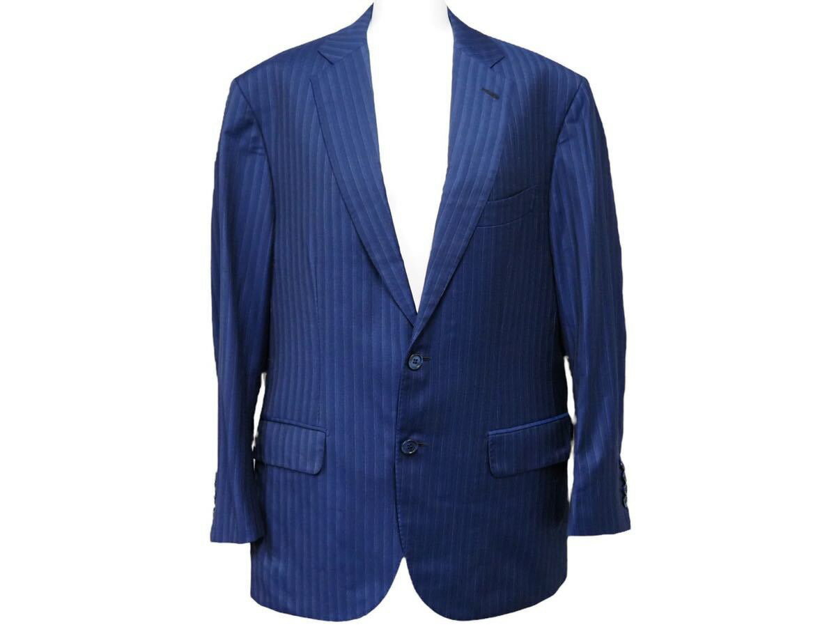 BRIONI ブリオーニ スーツ セットアップ 2P スーパ−170 RA0GOL MADISON ウール キュプラ ネイビー 美品 中古 41831