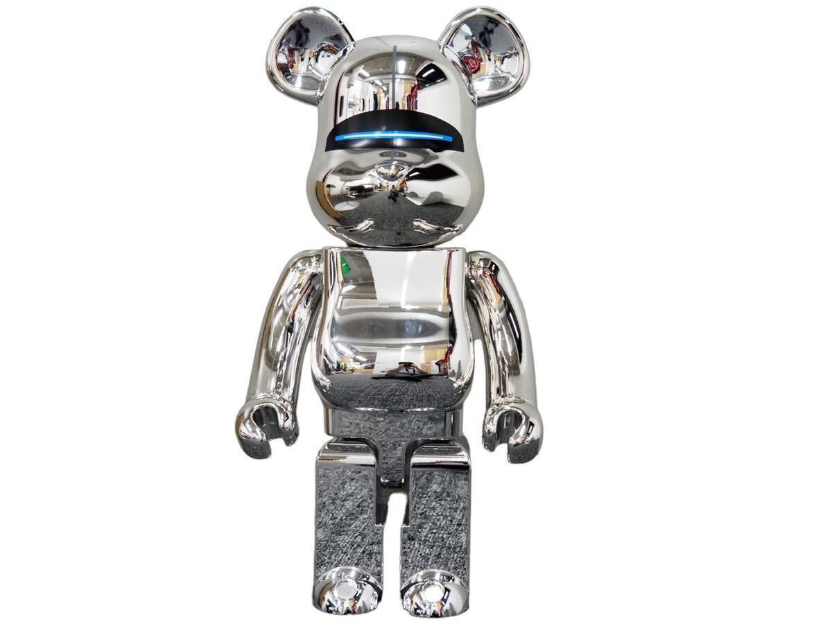 空山基 ベアブリックSORAYAMA SEXY ROBOT SILVER 1000% BE@RBRICK メディコムトイ 美品 中古 43628