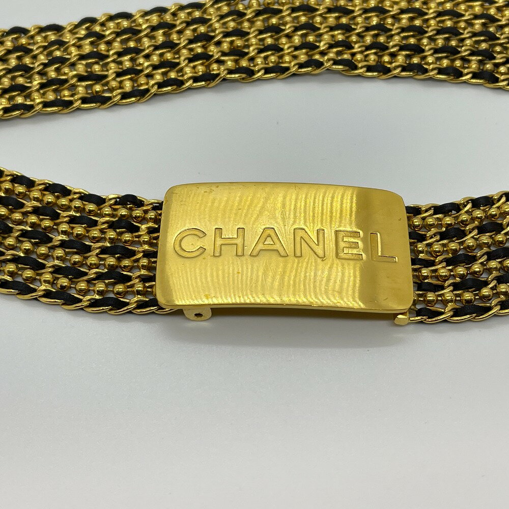 [USED/中古]CHANEL シャネル ベルト・バックル ゴールド ロゴ バックル チェーン レア ゴールド B（目立った傷や汚れなし）ランク 中古 ai-tdc-000935-4e