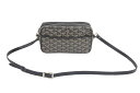 GOYARD ゴヤール カップヴェール ショルダーバッグ ヘリンボーン柄 ブラック シルバー金具 美 ...