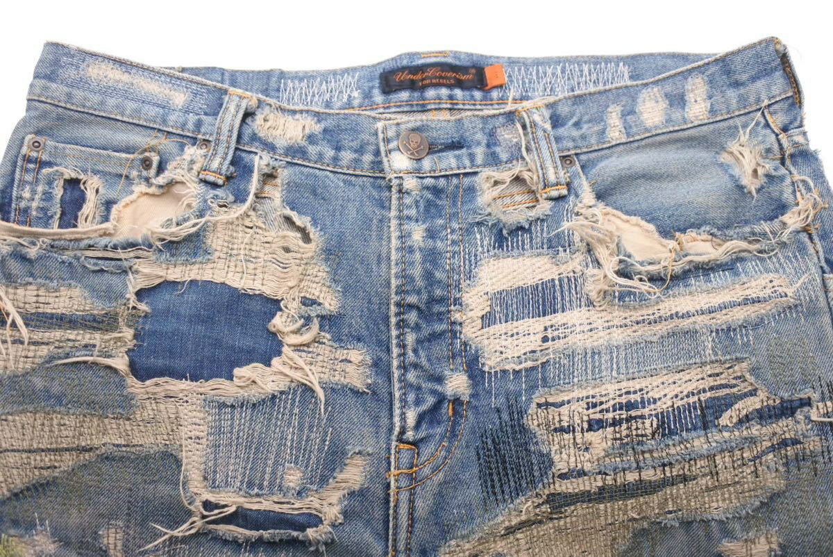 �ڥ������Ķ���� UNDERCOVER ����������С� ������ơ��� ̾�� 85�ǥ˥� ������ �ܥȥ� �֥롼 05AW ������3 ��� ��� 45835
