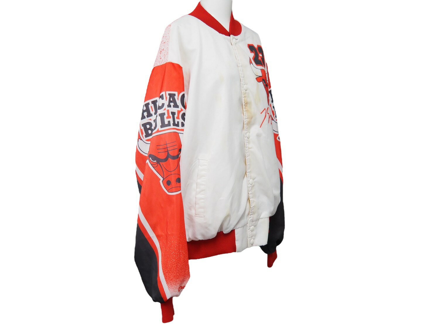 【セール】NBA エヌビーエー CHICAGO BULLS シカゴ ブルズ JORDAN ジョーダン ヴィンテージ ブルゾン ジャンパー ジャケット XL中古 29322 3