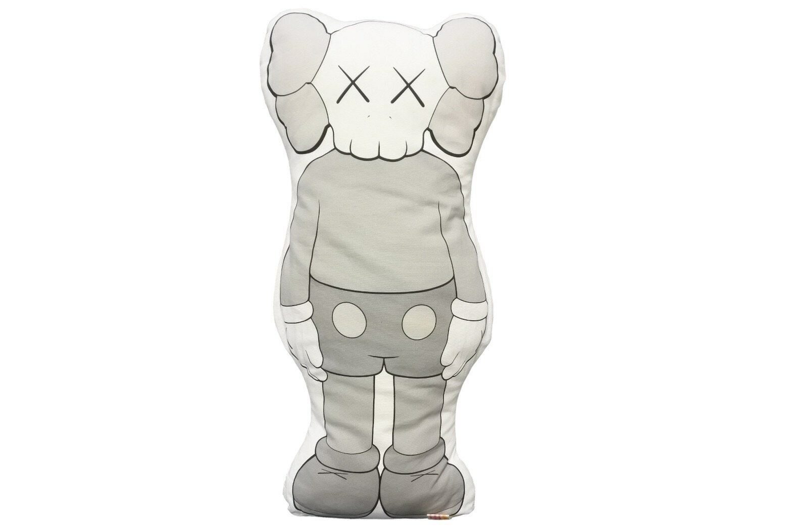 OriginalFake オリジナルフェイク KAWS カウズ クッション キャラクター ホワイト 雑貨 コットン 美品 中古 47658