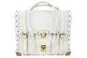LOUIS VUITTON ルイヴィトン エクストラヴァガン 限定品 ハンドバッグ スハリレザー アイボリー スタッズ M91803 中古 47954