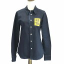 [USED/中古]RAF SIMONS ラフシモンズ ジャケット 19ss Carry Over Denim Shirt デニムシャツ ロゴ パッチシャツ インディゴブルー ネイビー コットン ポリウレタン B（目立った傷や汚れなし）ランク 中古 ai-tdc-002768-4e