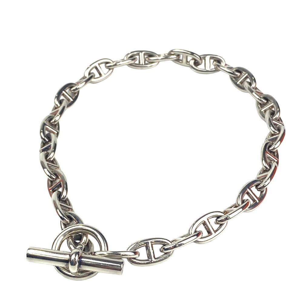 [USED/中古]HERMES エルメス ネックレス・チョーカー シェーンダンクル GM 29コマ シルバー シルバー シルバー925 B（目立った傷や汚れなし）ランク 中古 tdc-000585-4dのサムネイル