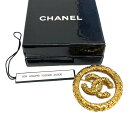 [USED/中古]CHANEL シャネル ブローチ レア ヴィンテージ ココマーク CCマーク 溶岩 ガラス 丸型 93A ゴールド C（やや傷や汚れあり）ランク 中古 ai-tdc-002218-4e 3