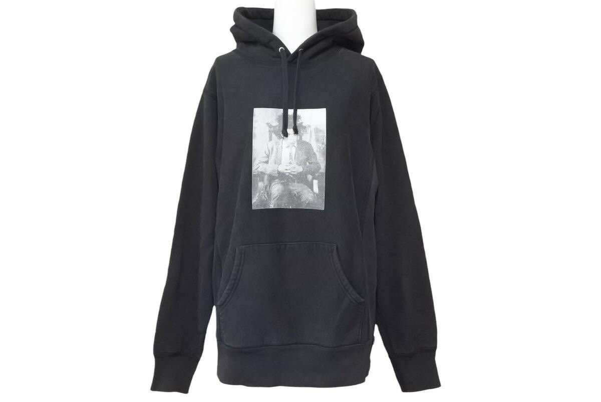 Supreme シュプリーム 13AW Basquiat Portrait Pullover バスキアパーカー プルオーバー フーディー ブラック S メンズ 良好 N34932