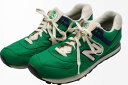NEW BALANCE ニューバランス スニーカー シューズ ラグビーパック ML574RUG キャンバス グリーン ネイビー ホワイト 良品 中古58742