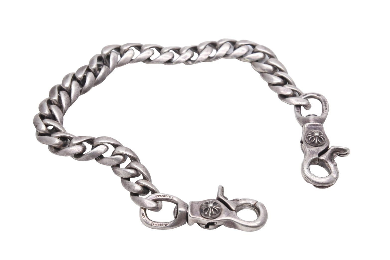 美品 匿名配送 シルバー925 ローラーウォレットチェーン クロス 美品 匿名配送 シルバー925 ローラーウォレットチェーン クロス