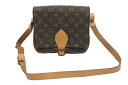 LouisVuitton ルイヴィトン カルトシエール 斜め掛け ショルダーバッグ モノグラム M51252 ブラウン ゴールド 美品 中古 53246