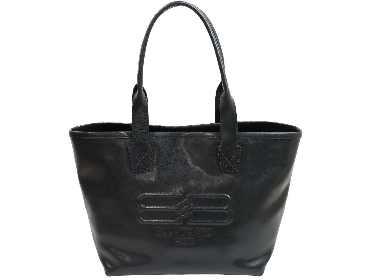 Ʊ BALENCIAGA Х󥷥 ȡȥХå JUMBO S TOTE ֥å 쥶 BB  С 53366