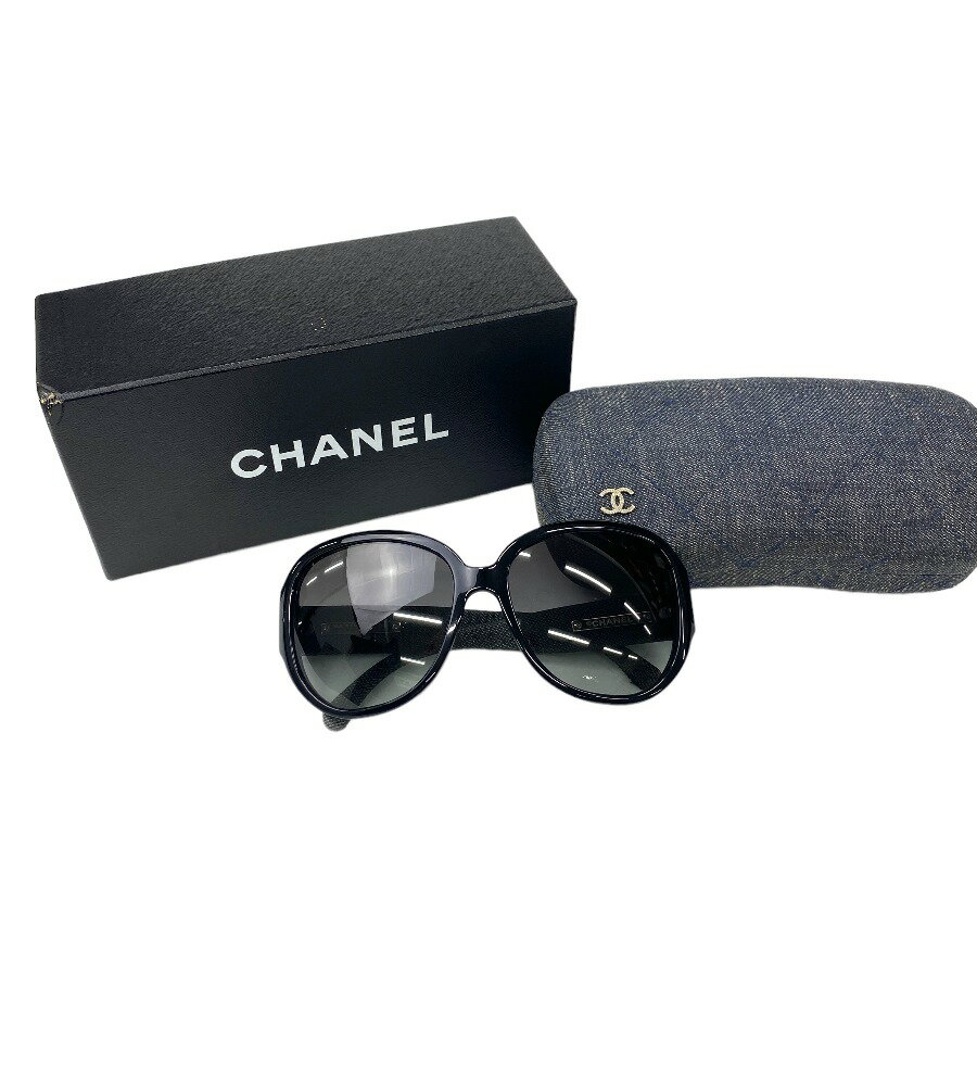 [USED/中古]CHANEL シャネル サングラス デニム ココマーク BC6074057 B（目立った傷や汚れなし）ランク 中古 tdc-001409-4d