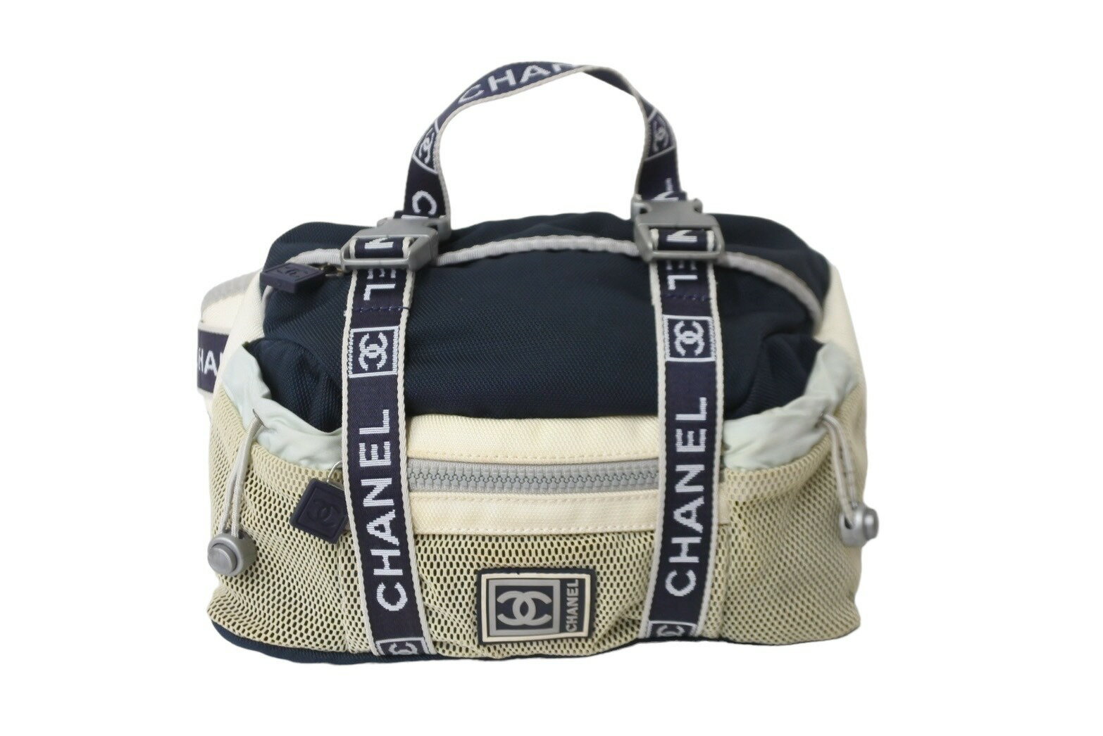 CHANEL シャネル ウエストバッグ ボディバッグ スポーツライン 9番台 ココマーク ナイロン メッシュ 良品 中古 56524