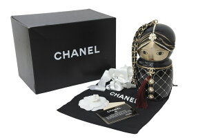 博物館級 新品同様 CHANEL シャネル ハンドバッグ マトリョーシカ A69809Y06759 16番台 ブラック ゴールド金具 中古 56676