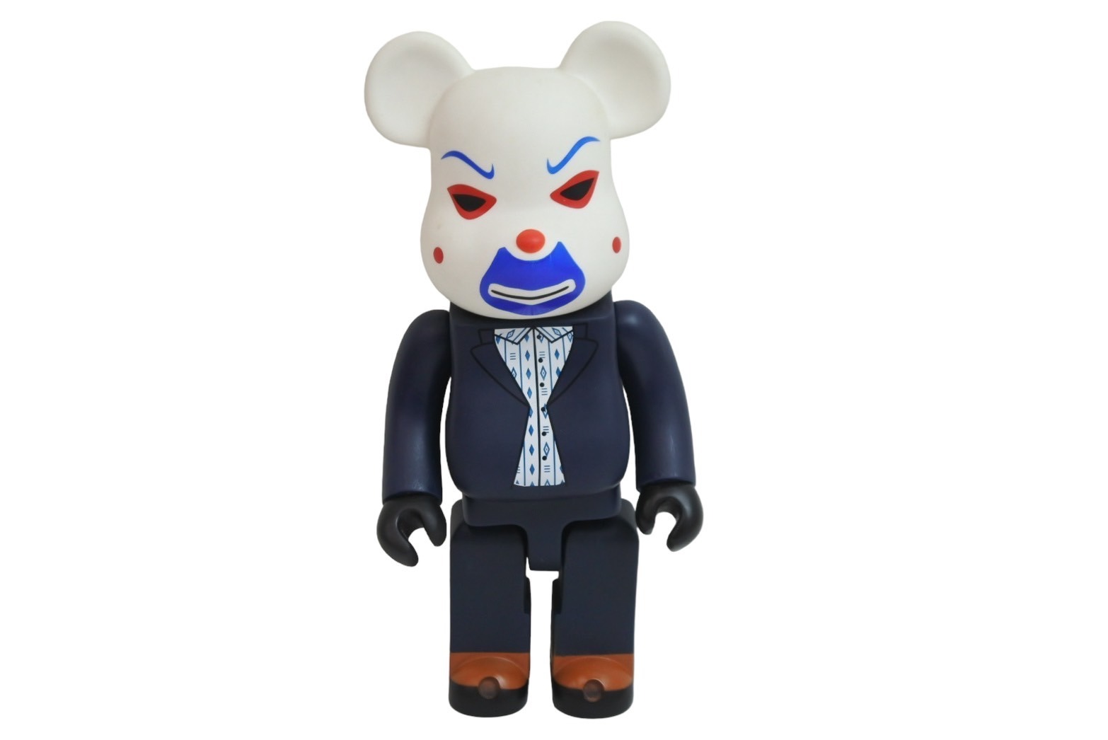 BE@RBRICK 베어브릭 다크나이트 피규어 취미 사이즈 400% 2008 네이비 미품 중고 34410 정규품