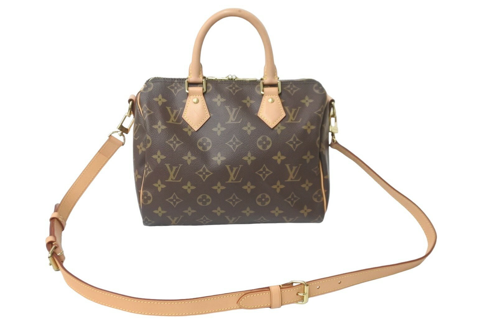 極美品 LOUISVUITTON ルイヴィトン スピーディバンドリエール25 2WAYバッグ ミニボストン PVCコーティングキャンバス 中古 57855