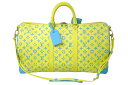 極美品 LOUIS VUITTON ルイヴィトン ボストンバッグ キーポルバンドリエール50 モノグラムプレイグラウンド M21869 イエロー メンズ レディ...