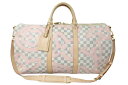 LOUIS VUITTON ルイヴィトン ボストンバッグ キーポルバンドリエール50 ダミエアズール タヒチコレクション N41048 メンズ レディース バッ...