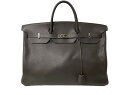 HERMES エルメス バーキン50 ハンドバッグ ブラウン シルバー金具 ヴァッシュリエジェ □K刻印 2007年 美品 中古 59399