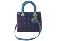 Christian Dior クリスチャンディオール ハンドバッグ 2WAY レディディオール トリコロール ラムスキン M0550PTRI 美品 中古 60666(4)