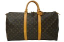 極美品 LOUIS VUITTON ルイヴィトン キーポル50 ボストンバッグ M41426 モノグラム 中古 61303