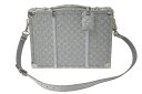 極美品 LOUIS VUITTON ルイヴィトン トランク ハードトランク ダミエ グリッター 22SS シルバー M20478 中古 61451