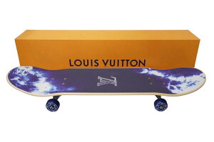 新品未使用 LOUIS VUITTON ルイヴィトン モノグラム バンダナ スケートボード ブルー GI0765 中古 61760