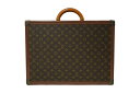 LOUIS VUITTON ルイヴィトン コトヴィル50 トランク 廃番 モノグラム ブラウン PVC レザー M21442 ゴールド金具 良品 中古 61843