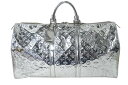 LOUIS VUITTON ルイヴィトン ボストンバッグ キーポル55 ミロワール アルジャン ミラー ビニール シルバー M95275 美品 中古 62024