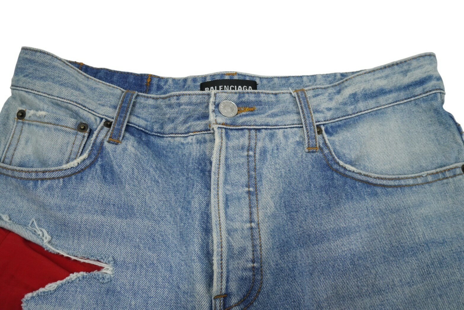 �ڥ�����ۿ���Ʊ�� ��쥢 BALENCIAGA �Х�󥷥��� SLASHED �ǥ˥�ѥ�� �쥤�䡼�� ���᡼���ù� 21FW 14036 662764 TBP46 ��� 62086