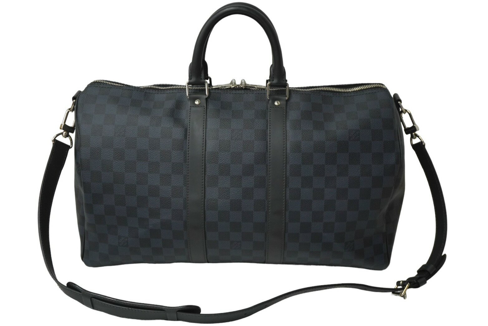 極美品 LOUIS VUITTON ルイヴィトン キーポル バンドリエール 45 ボストンバッグ 2WAY ダミエコバルト N41349 中古 62316