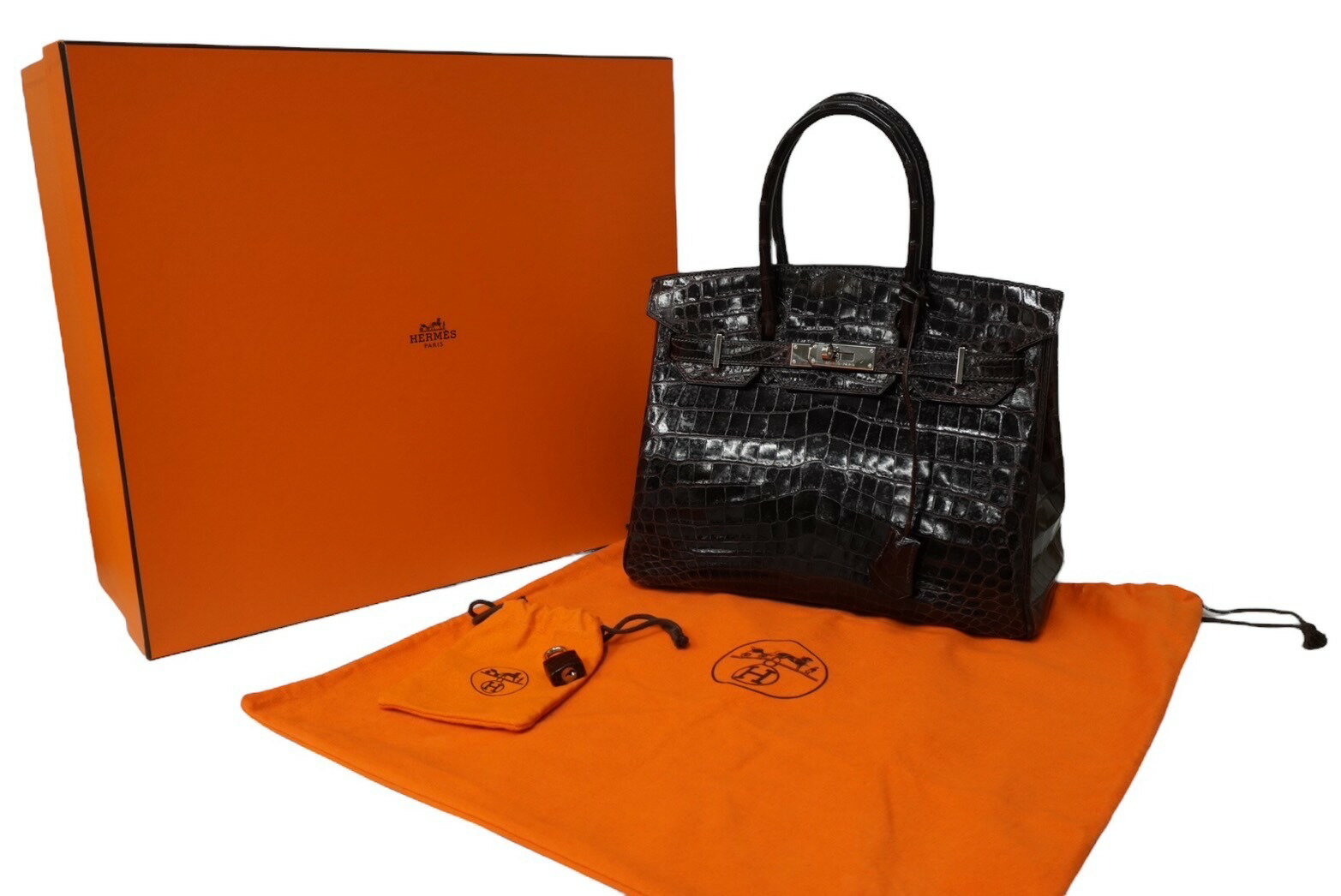 HERMES ᥹ BIRKIN С30 ϥɥХå ˥ƥ ꥲ㥤ˡ С  ֥饦 &...