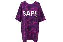 A BATHING APE AxCVOGCv TVc 001CSJ201015M XLTCY Jt[W Rbg p[v i  62511