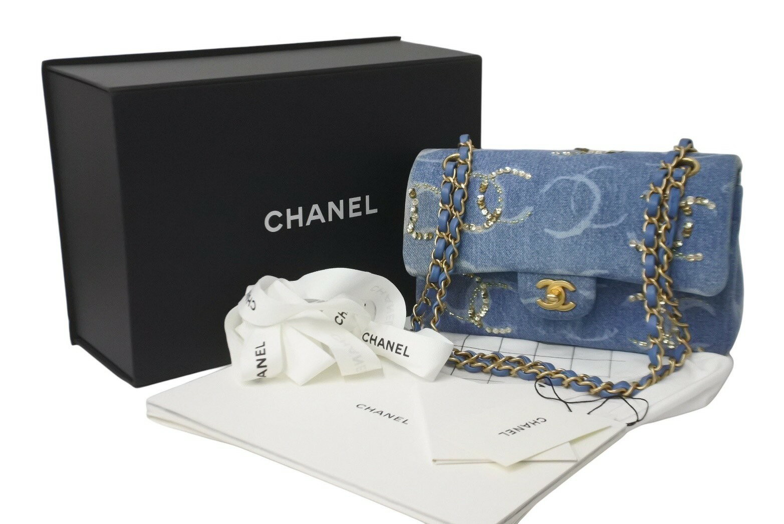 ̤  CHANEL ͥ 󥷥Хå ѡդ ޥȥå  ǥ˥ ֥롼 ɶ 6...